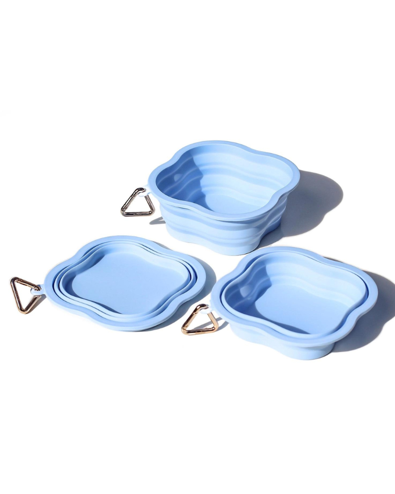 Collapsible Silicone Water Bowl EAT BOP POP PETS   