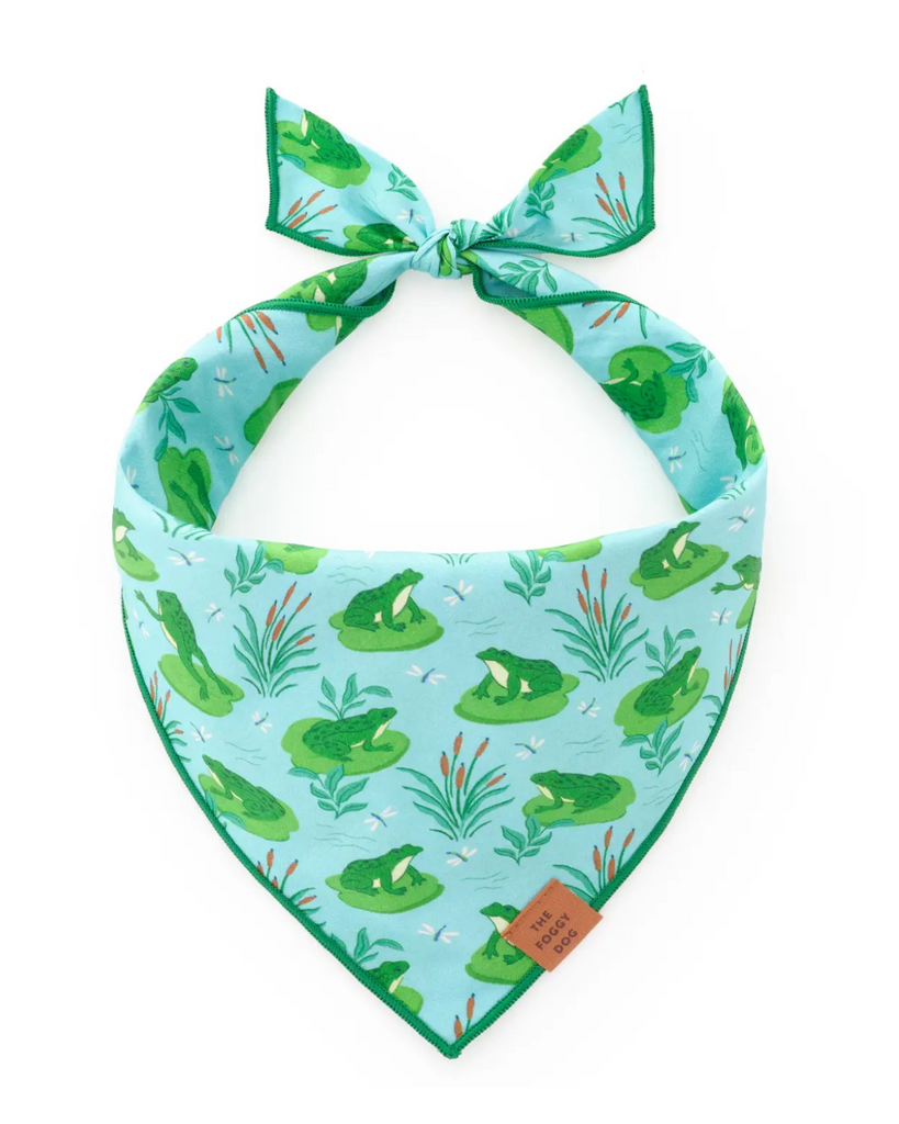 Frog Pond Spring Dog Bandana (Made in the USA) Wear THE FOGGY DOG