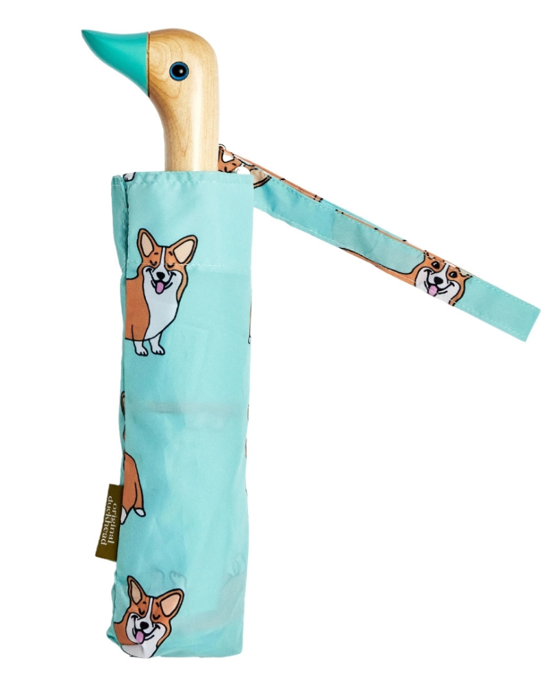 Compact Eco-Friendly Umbrella (in Doxie, Frenchie, Corgi or Matisse) HOME ORIGINAL DUCKHEAD Corgi Dog