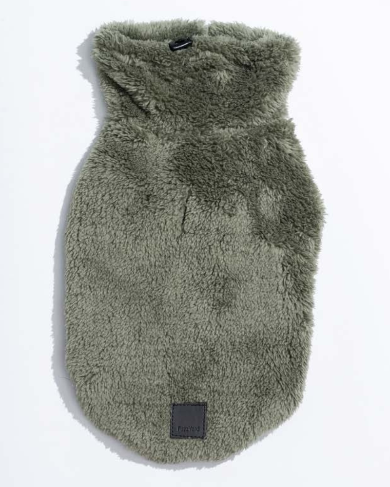 Turtle Teddy Dog Fleece in Rosemary Wear FUZZYARD   