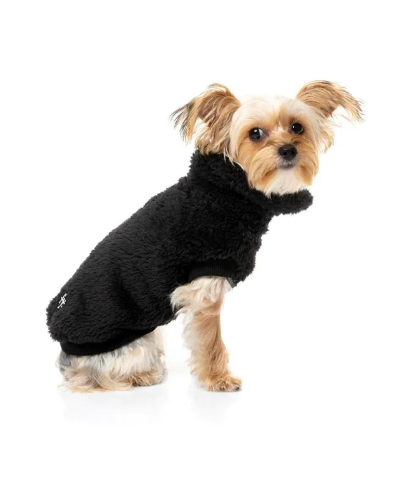 Turtle Teddy Dog Fleece in Carbon Black (FINAL SALE) Wear FUZZYARD