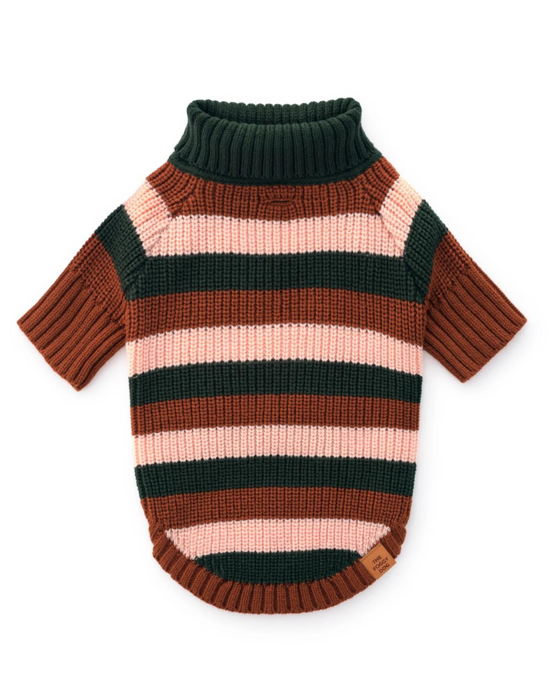 Bold Stripe Dog Sweater Wear THE FOGGY DOG   