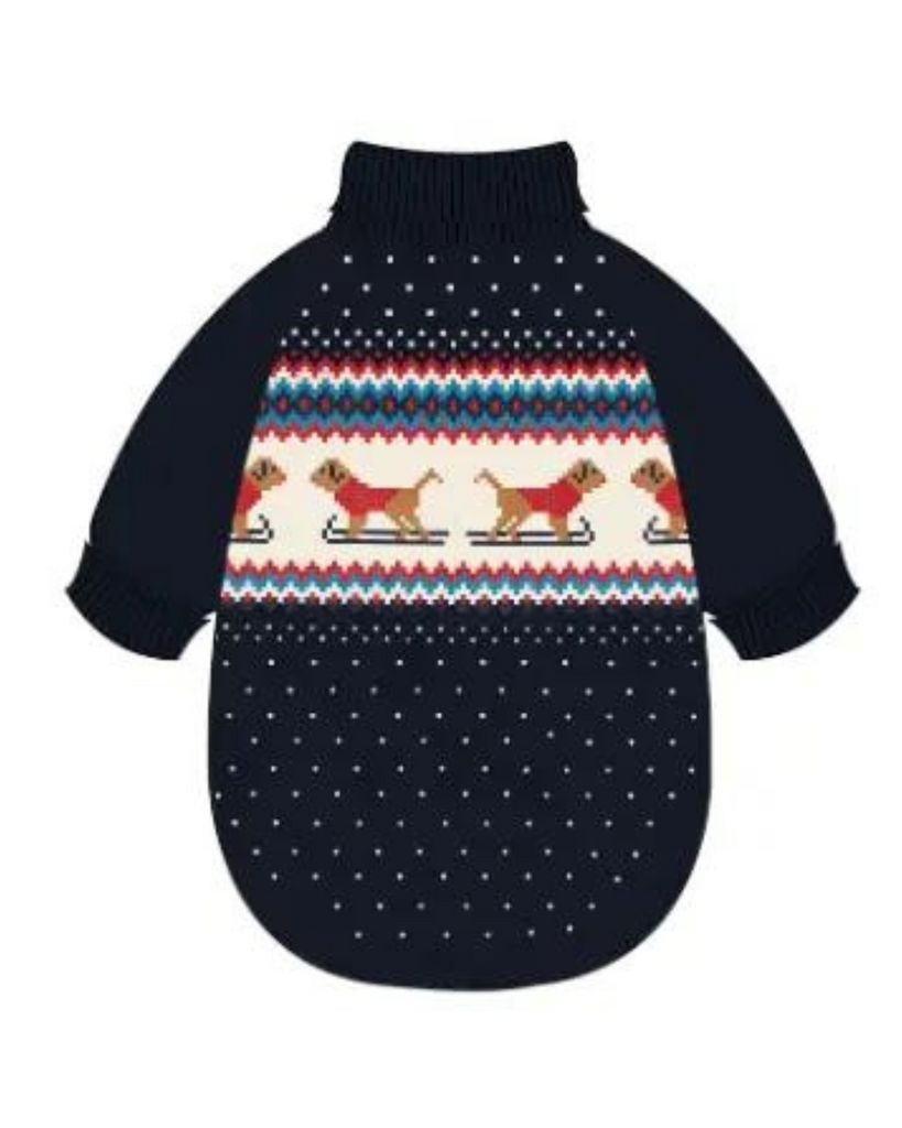 Gray Malin x TFG Hit the Slopes Dog Sweater Wear THE FOGGY DOG   