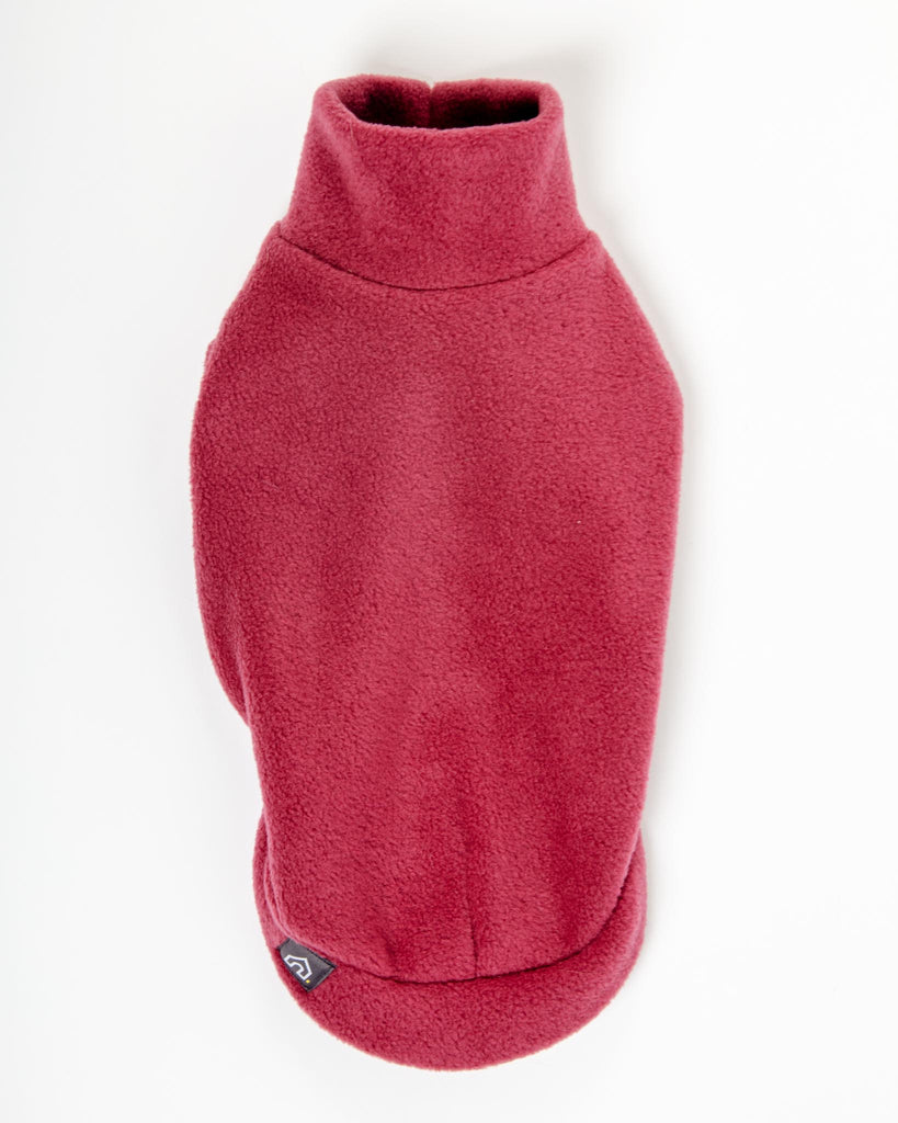 Dachshund Fleece Jumper in Dusty Rose (Made in the UK) Wear DOGHOUSE