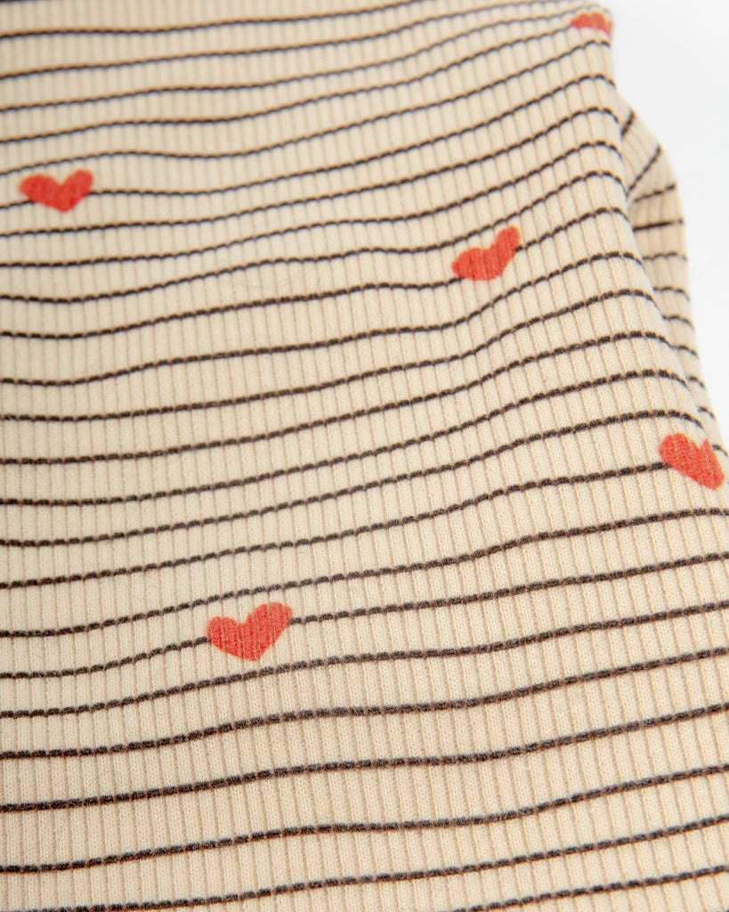 Aveline Striped Heart Dog Pullover Wear LIL.CO