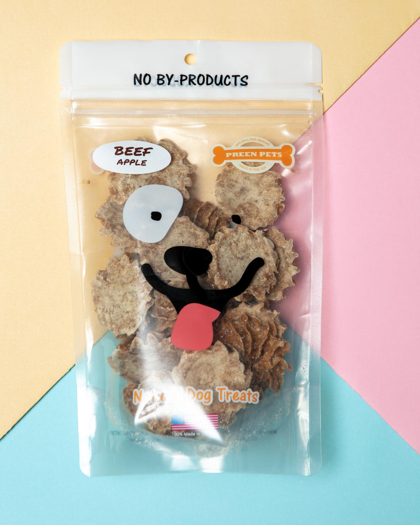 Beef and Apple Cookie Treats for Dogs (Made in the USA) EAT PREEN PETS