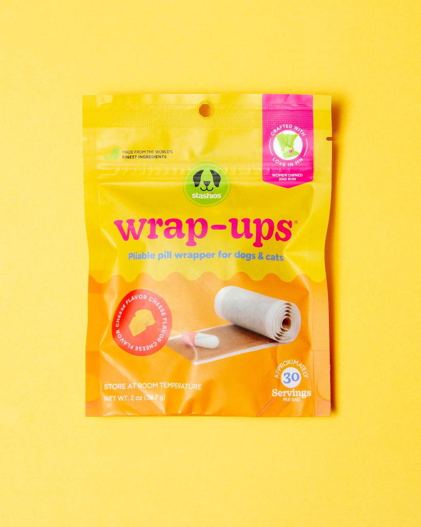 Wrap-Ups® Pill Wrapper for Dogs & Cats (Made in the USA) EAT STASHIOS Cheese