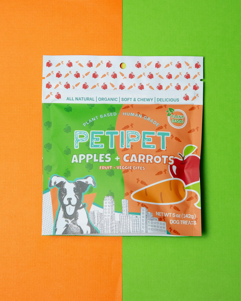 Apples & Carrots Organic Dog Treats EAT PETIPET