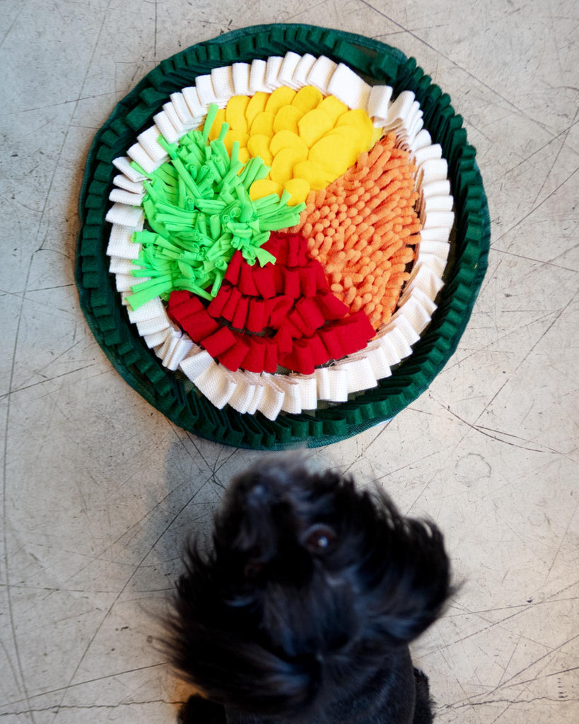 Hot Sushi Roll Interactive Snuffle Dog Toy PLAY PawzNDogz