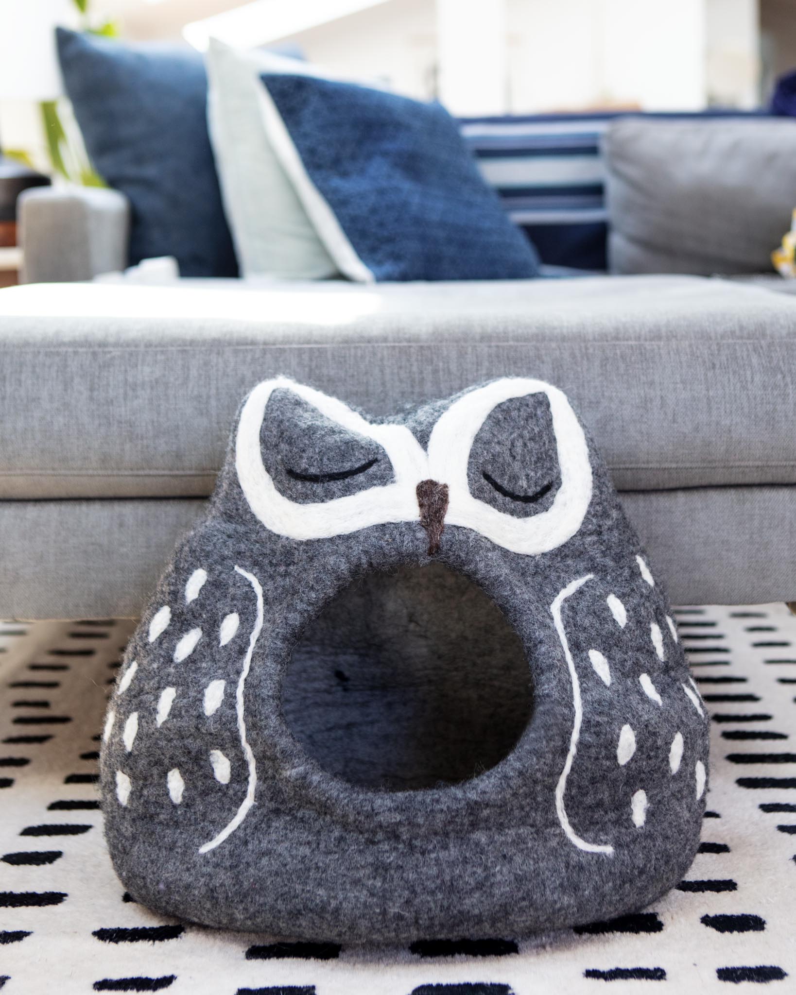 Dharma Dog Karma Cat Owl Wool Pet Cave Snowy Owl