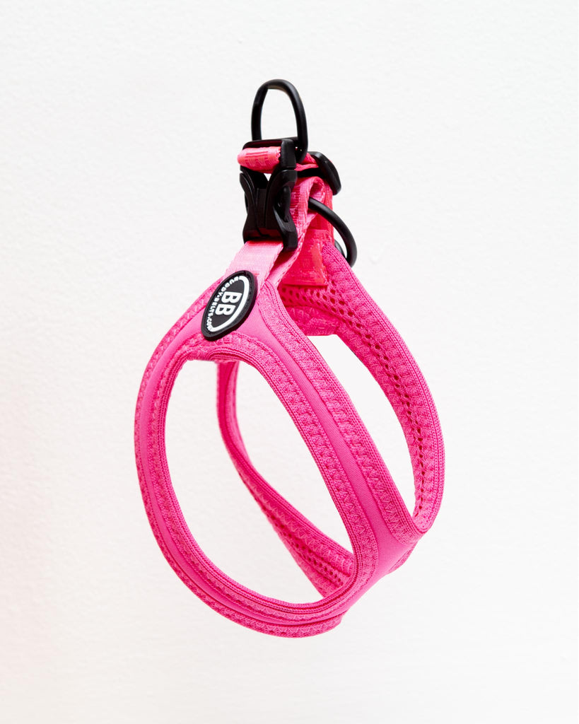 Buddy Belt Sport Harness for Dogs in Neon Pink walk BUDDY BELTS