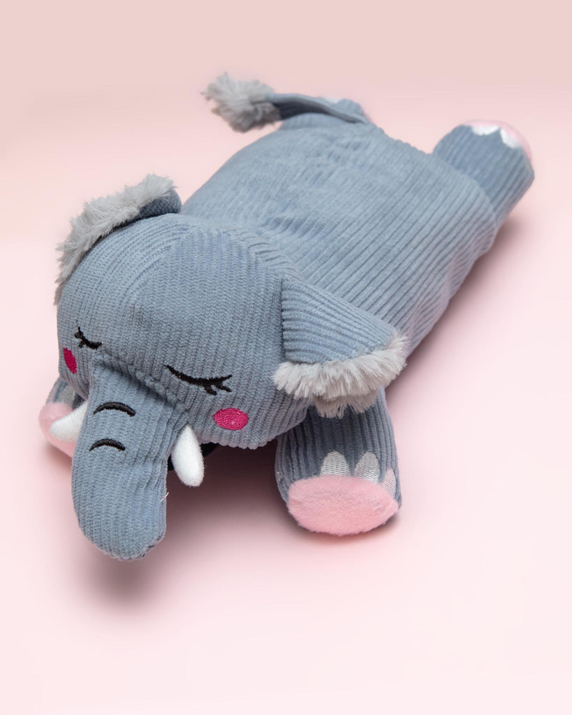 Snooziez Elephant Plush Dog Toys with Silent Shhhqueaker Play ZIPPY PAWS