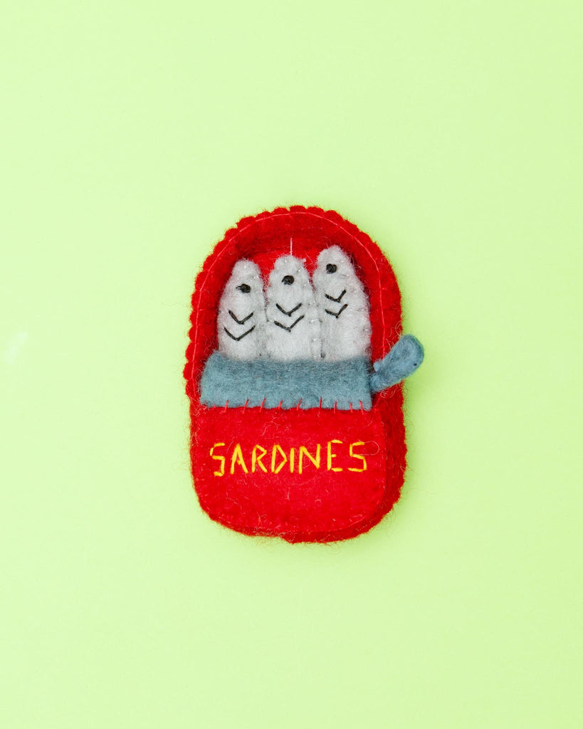 Sardines Wool Cat Toy Cat THE FOGGY DOG