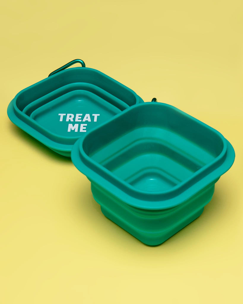 Wild & Woofy Collapsible Dog Bowl Set dog bowl WILD & WOOFY   