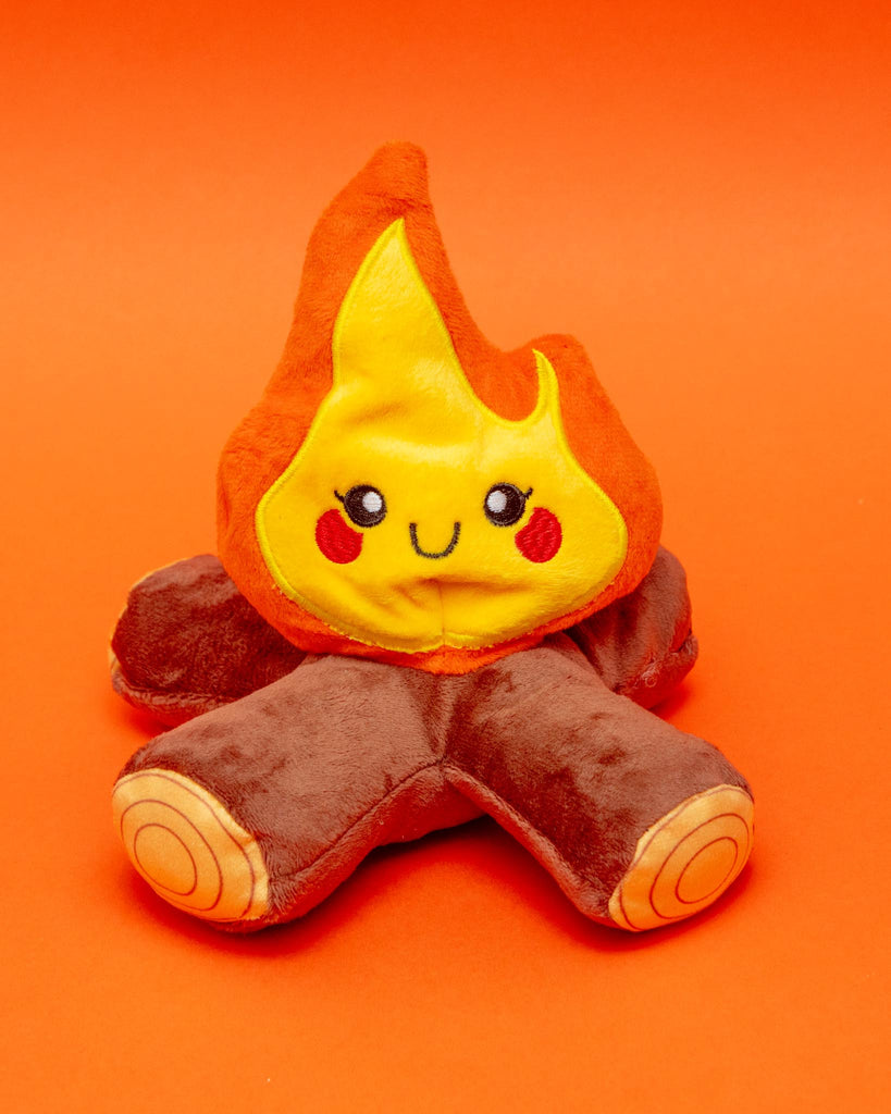 Campfire Plush Squeaky Dog Toy PLAY HUGSMART   