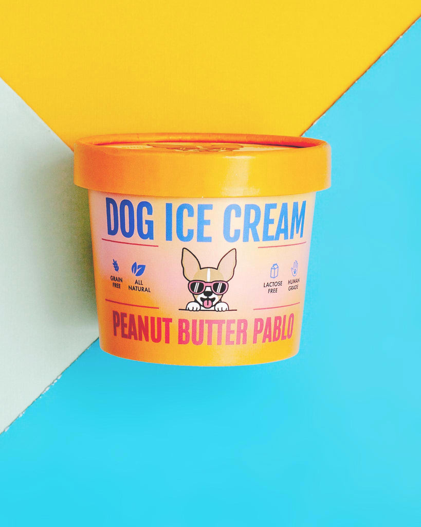 Peanut Butter Pablo Human Grade Dog Ice Cream Mix (Lactose-Free) Eat HEALTHY HOUND   