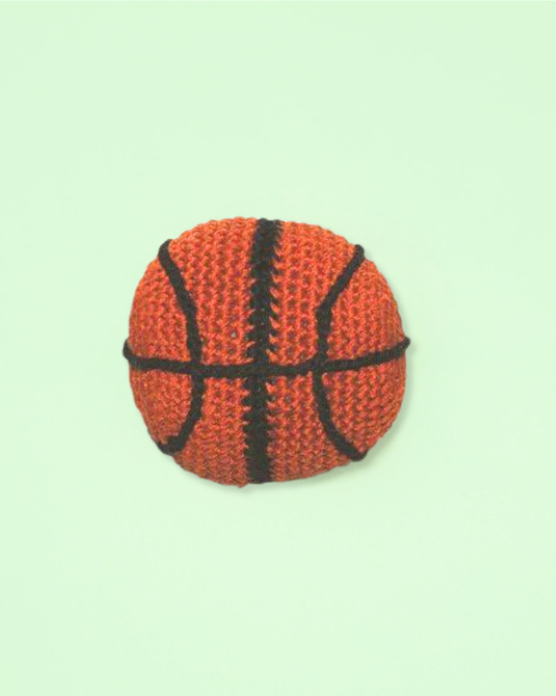 Basketball Knit Dog Toy Play DOGO   