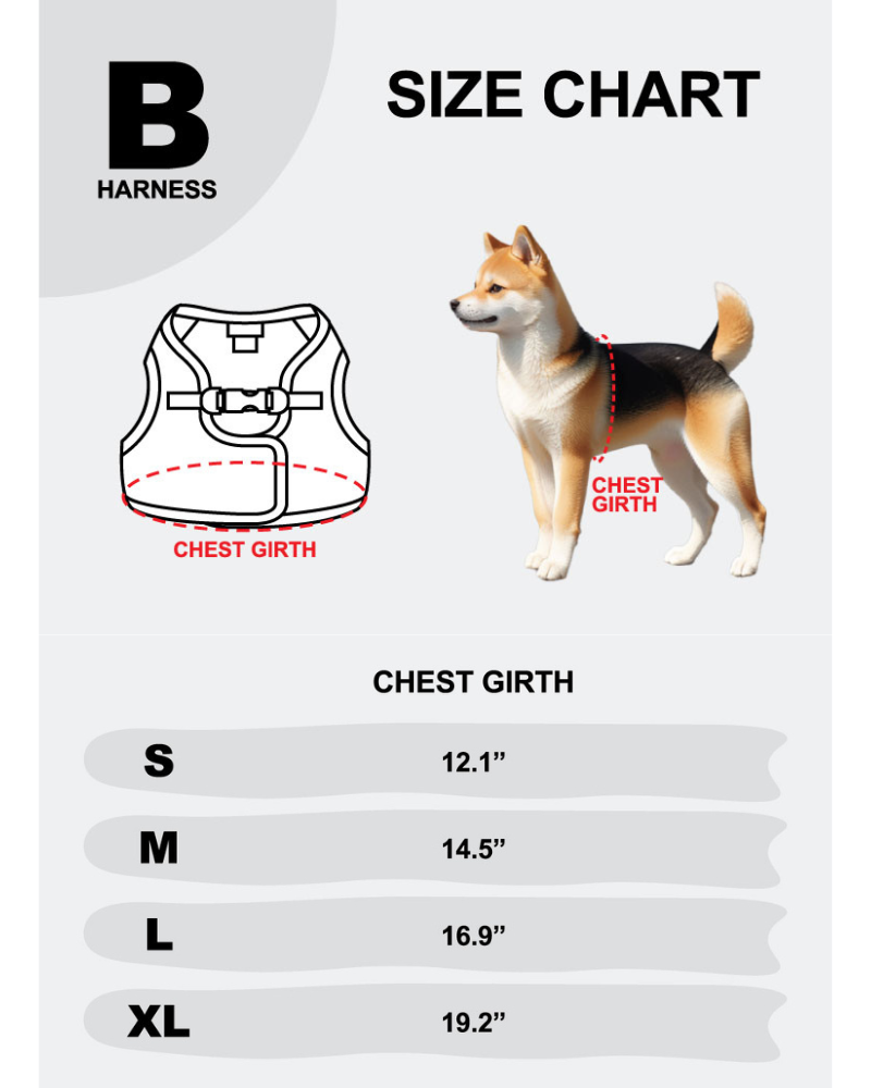 Puppia vest harness sizing hotsell