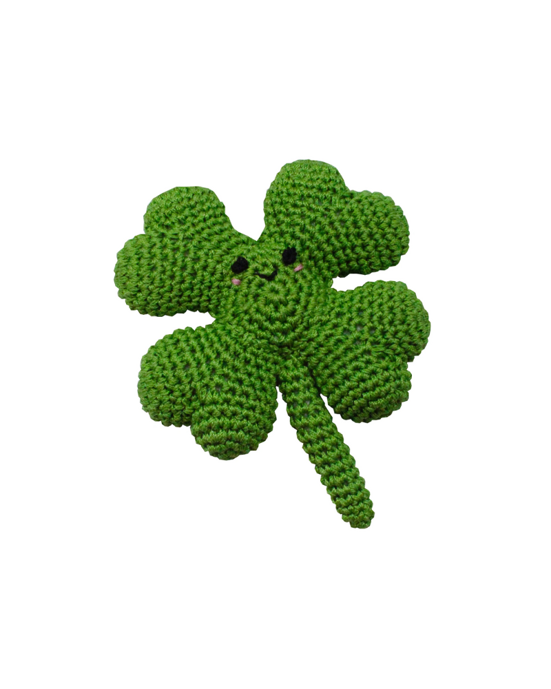 Lucky Leaf Organic Cotton Knit Dog Toy PLAY KNIT KNACKS