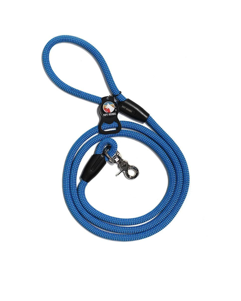 Classic Dog Leash in Blue (Made in the USA) WALK ROPE HOUNDS   