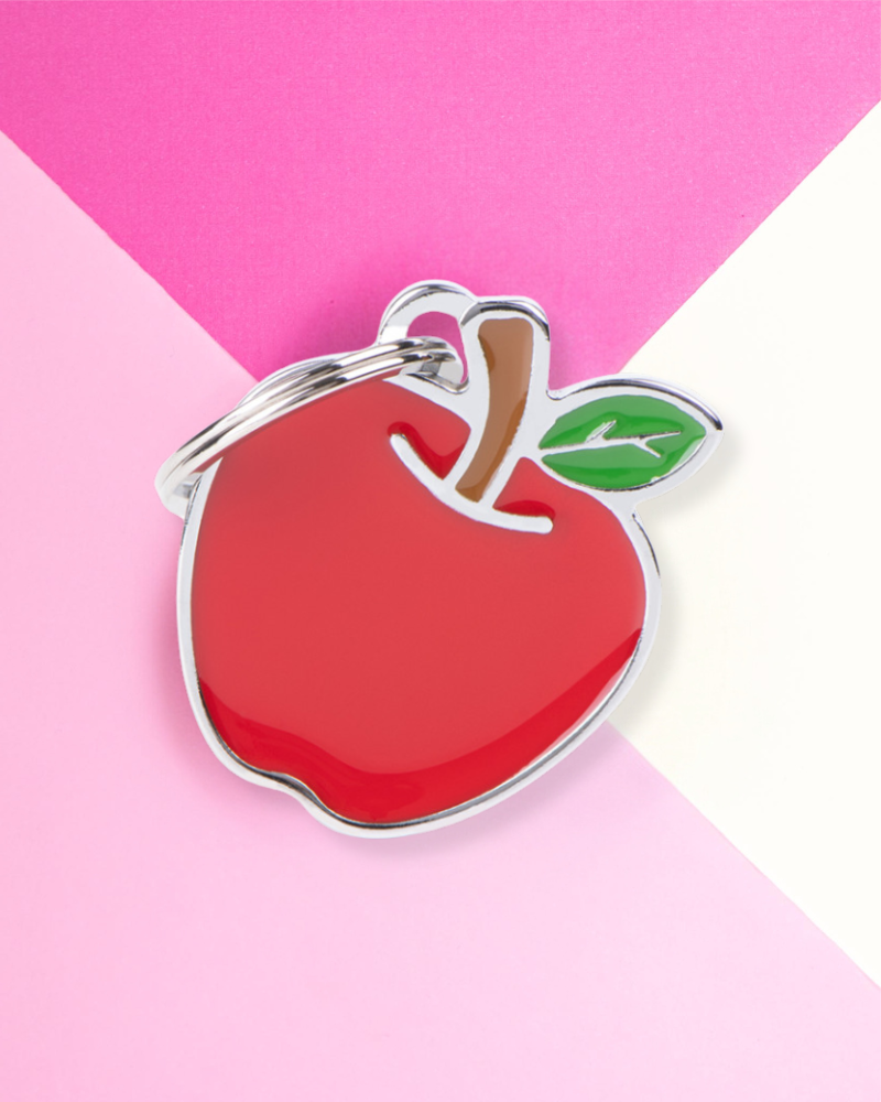 Big Little Apple Custom Pet ID Tag Wear MY FAMILY   