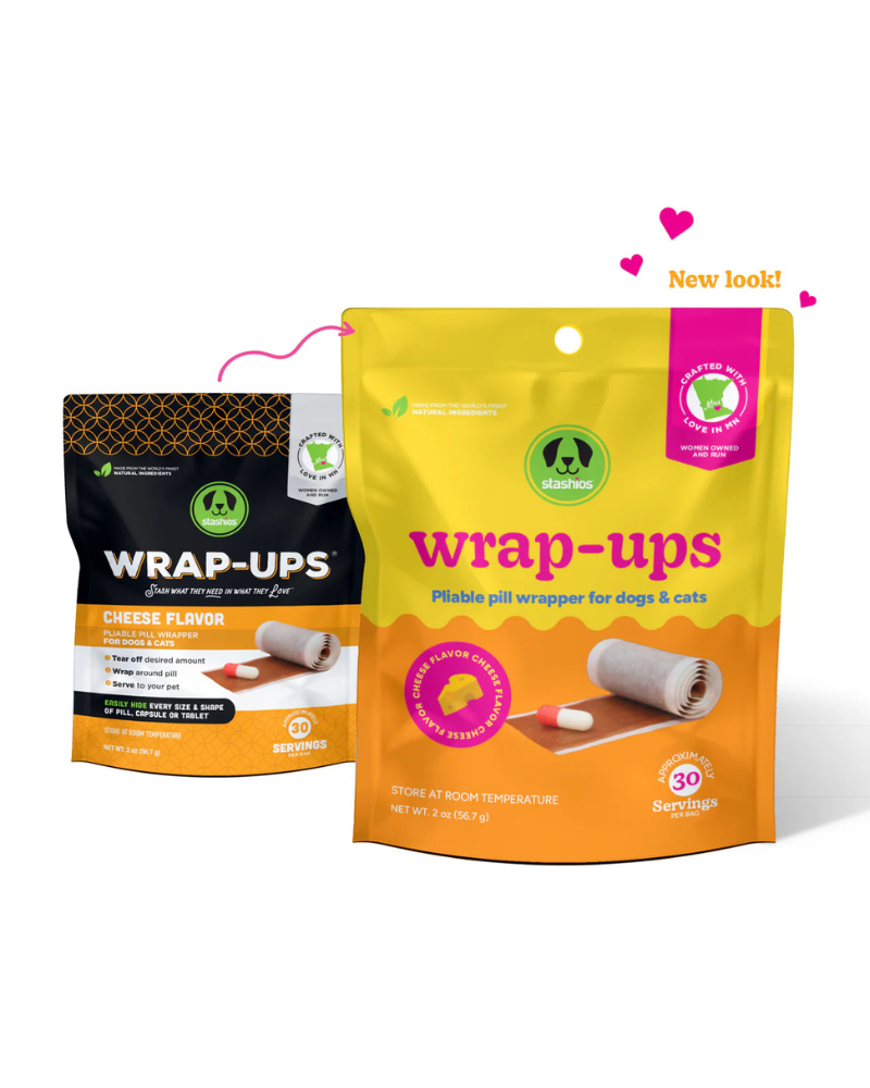 Wrap-Ups® Pill Wrapper for Dogs & Cats (Made in the USA) EAT STASHIOS