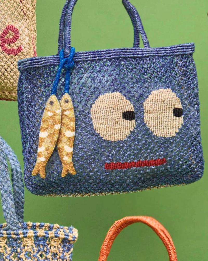 Tracy Big Eyes Jute Bag HOME THE JACKSONS