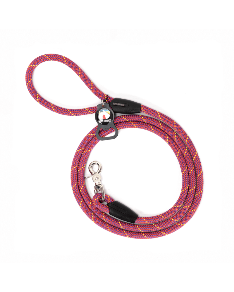 Classic Dog Leash in Mulberry Wine (Made in the USA) WALK ROPE HOUNDS   