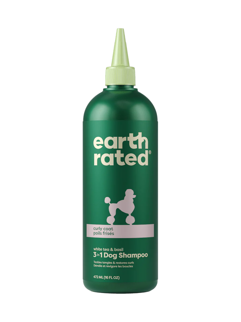 Curly Coat 3-in-1 Dog Shampoo Clean EARTH RATED   