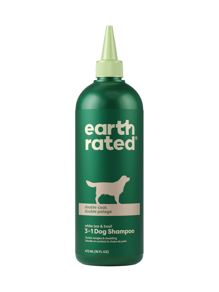 Double Coat 3-in-1 Dog Shampoo Clean EARTH RATED   