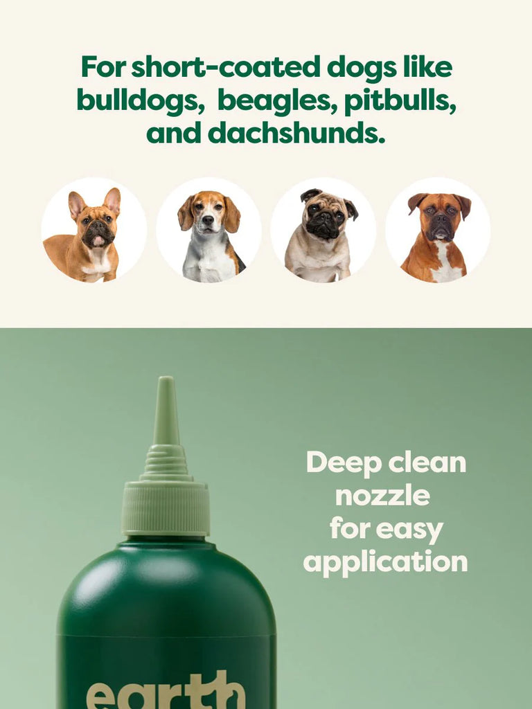 Short Coat 3-in-1 Dog Shampoo Clean EARTH RATED   