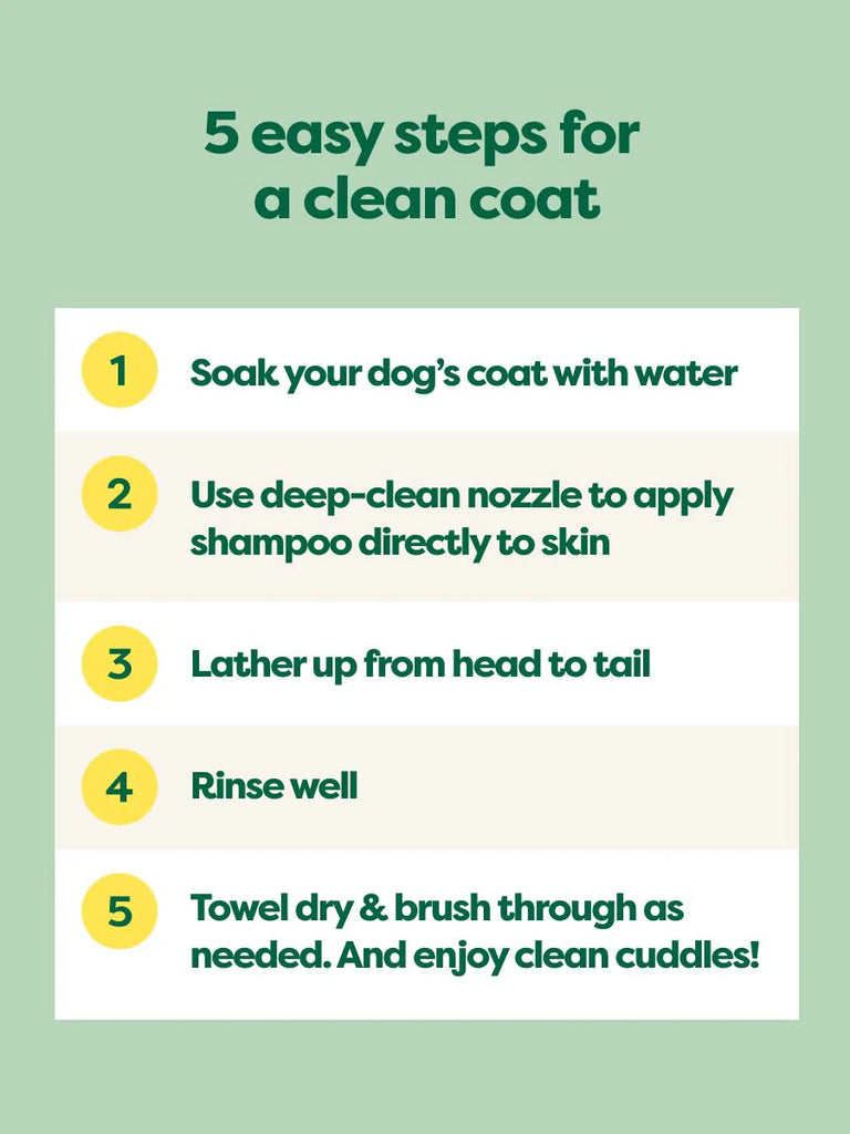 Curly Coat 3-in-1 Dog Shampoo Clean EARTH RATED   