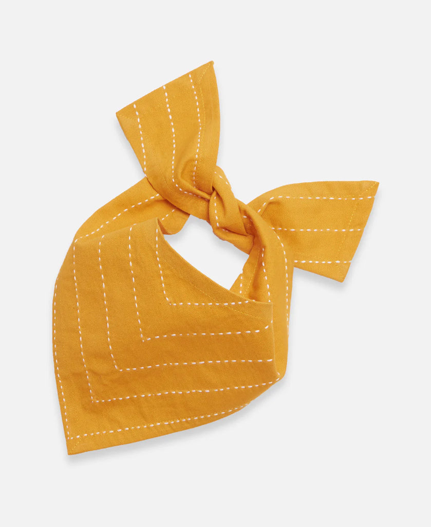 Arrow Dog Bandana in Mustard Wear ANCHAL   