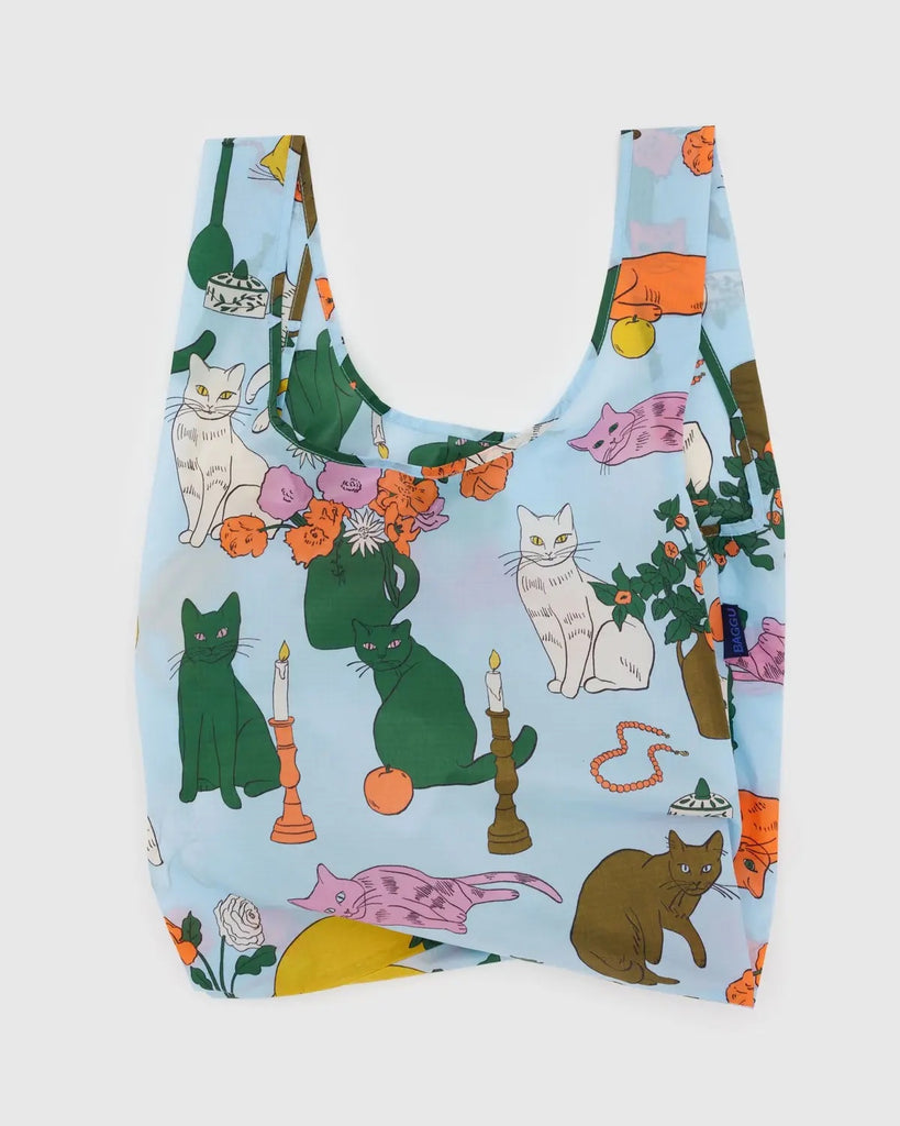 Standard Baggu Reusable Bag in Table Cats Home BAGGU