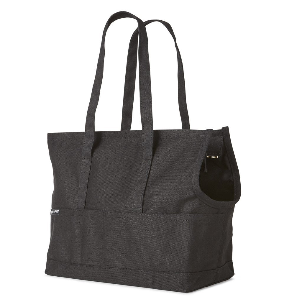 LOVE THY BEAST | Canvas Pet Tote in Black | DOG & CO.
